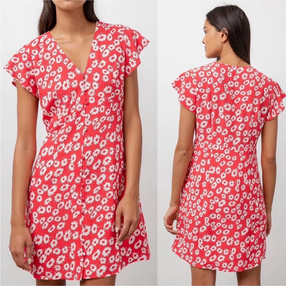 *NWT* Rails Helena Dress in Cardinal Daisies
